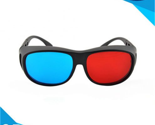 plastic 3d glasses red cyan