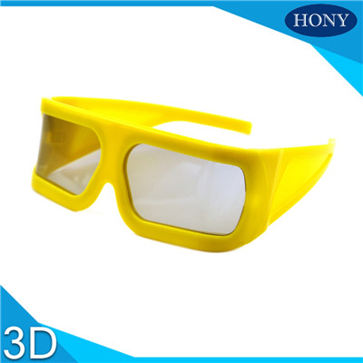 big yellow frame 3d glasses