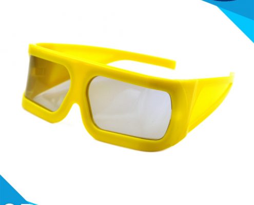 big yellow frame 3d glasses